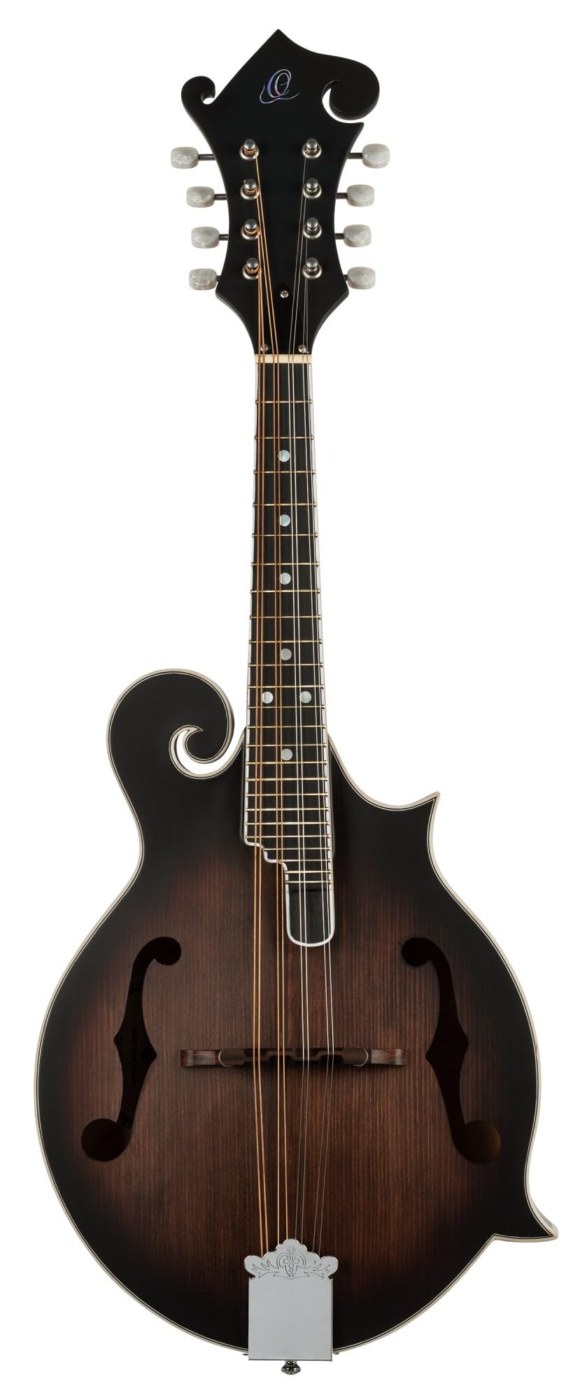 Ortega Guitars Mandoline Style F Électro-Acoustique – Ouïes en F – Série Americana – Épicéa/Érable, Marron (RMFE30-WB)