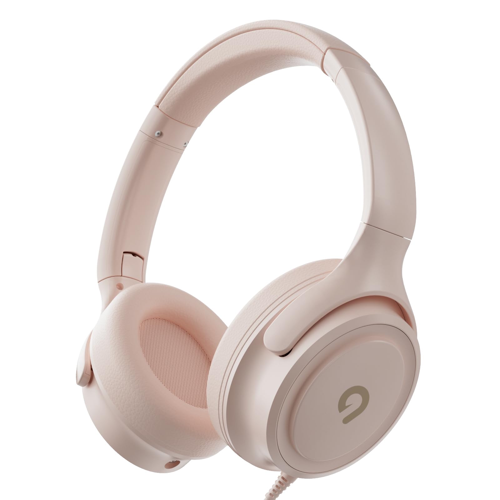 ADOOPE Kids Headphones with Cord-3.5mm Jack 85/94dB Safe Volume Control Built-in Microphone On-Ear Headphones for Kids/Teens/Girls/School/Travel/3.5mm