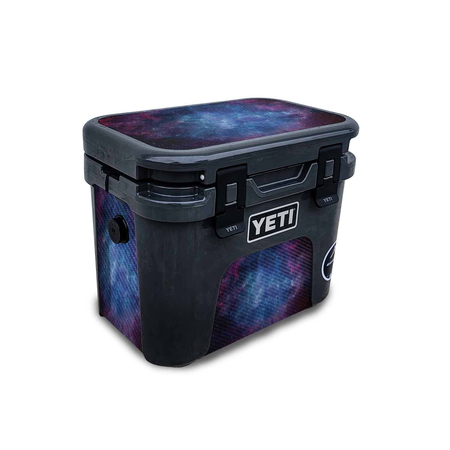 Carbon Fiber Skin Compatible with Yeti Roadie 15 Hard Cooler - Nebula - Premium 3M Vinyl Protective Wrap Decal Cover - Easy to Apply | Crafted in The USA by MightySkins