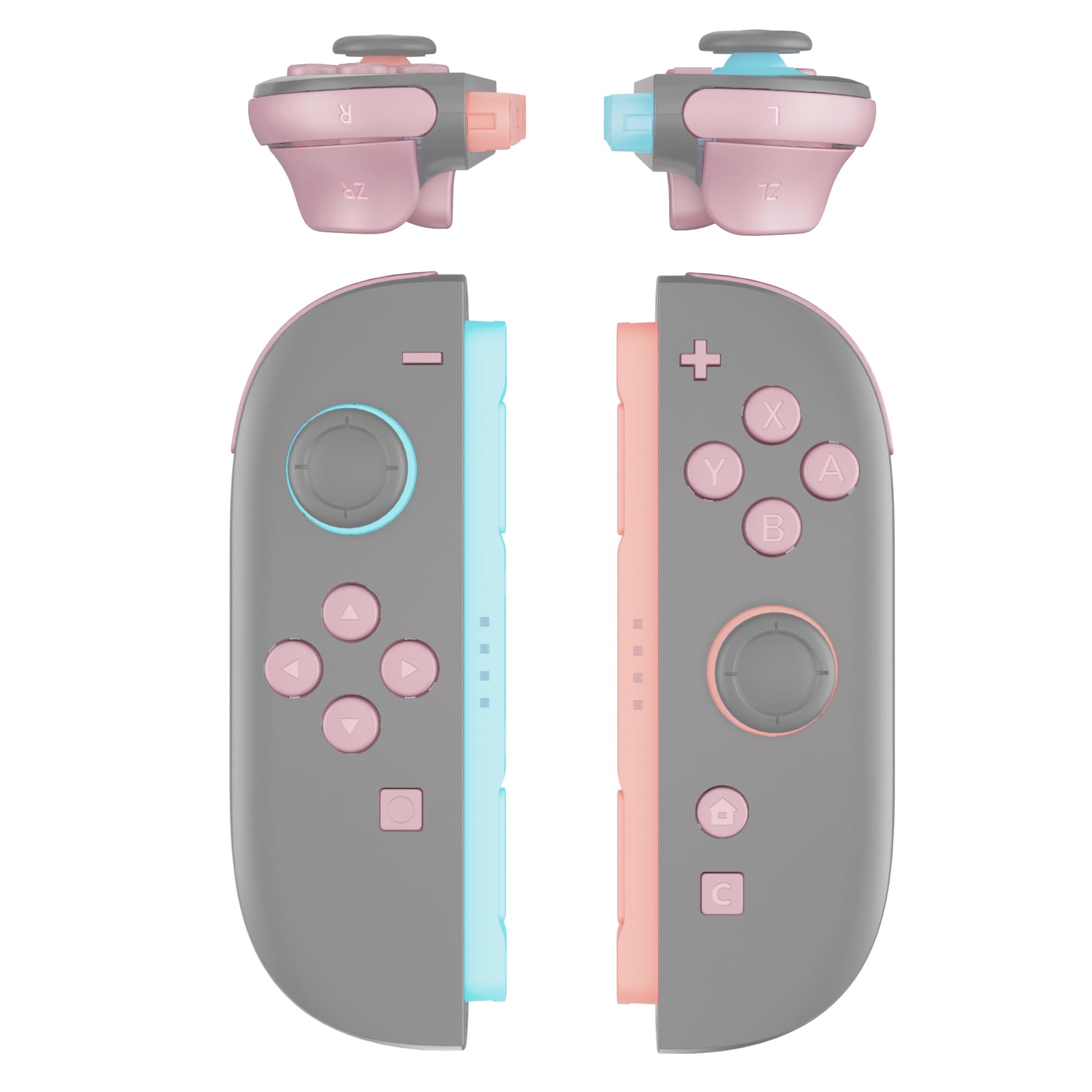Amazon.co.jp: eXtremeRate Joycon 2対応用DIY交換フルセットボタン