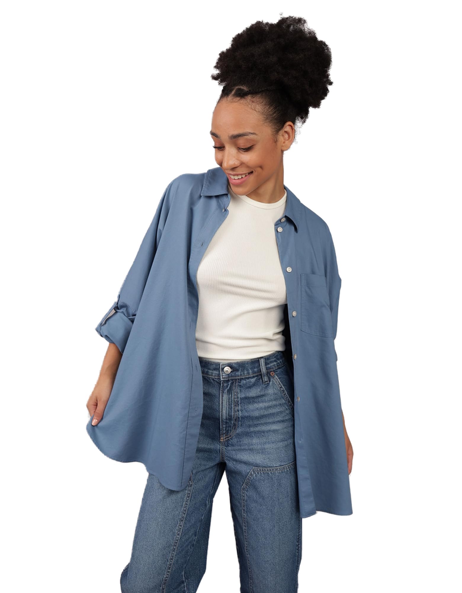 American EagleWomens 335229693_Amec408 Go Big Oversized Shirt