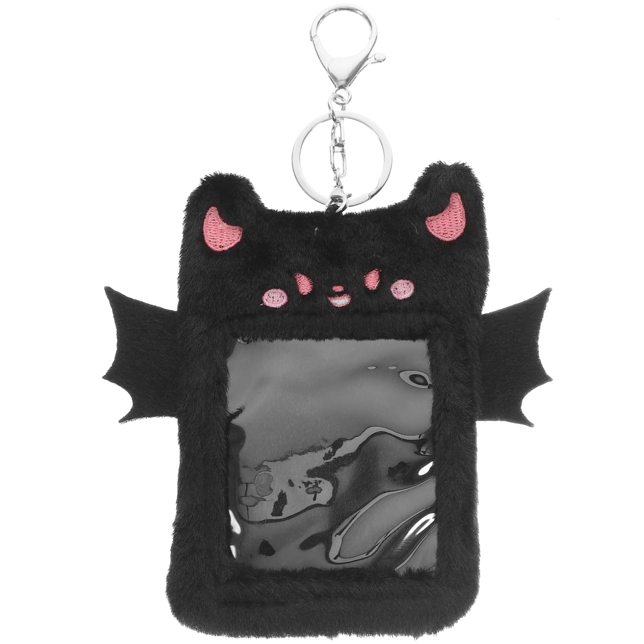 Amazon.com: Operitacx Plush Kpop Photocard Holder Keychain, Devil