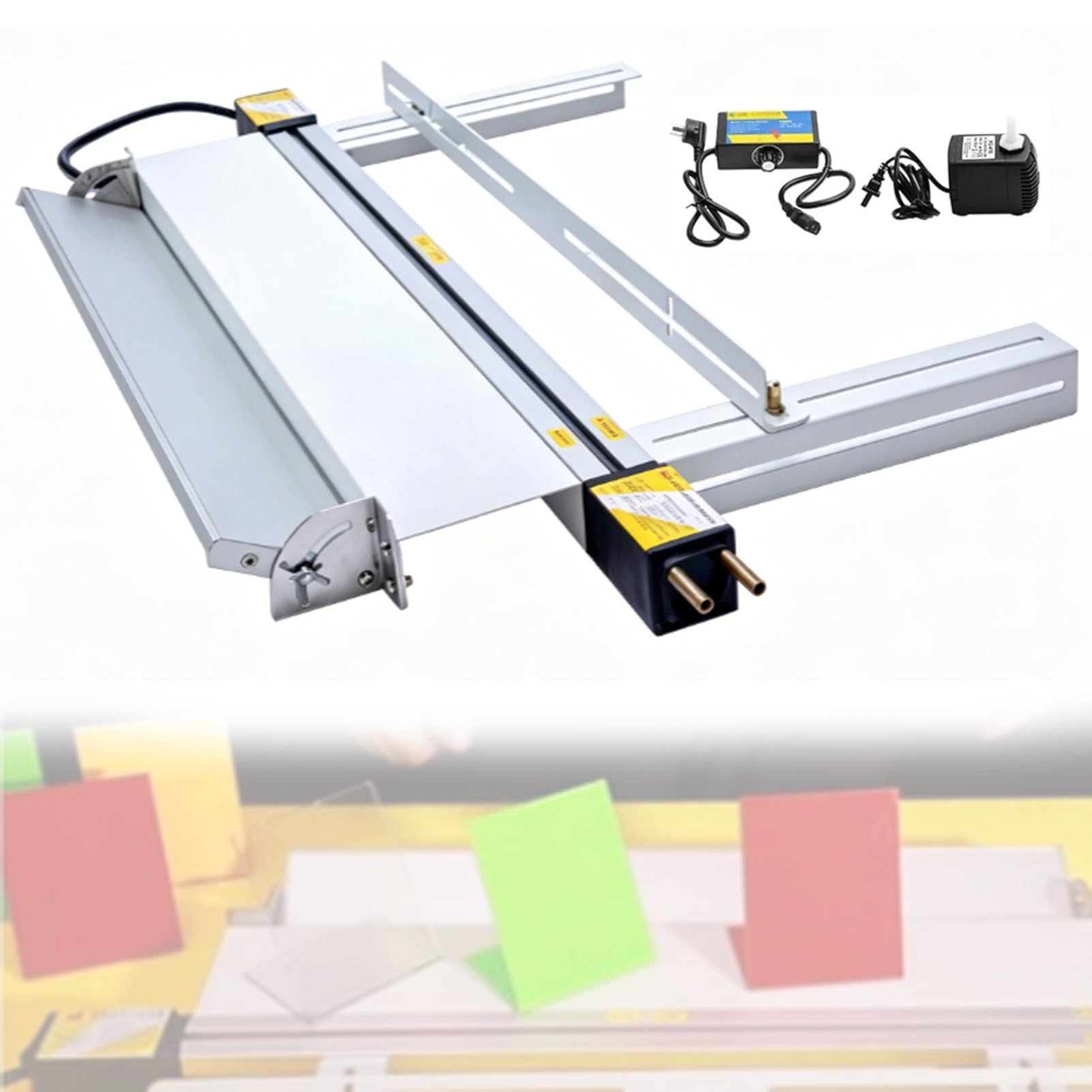 Pvxa Acrylic Lightbox Plastic PVC Bending Machine, Acrylic Plastic Bender Strip Heater, with Angle and Bracket Adjuster, for 1-6mm Thickness, for Acrylic, Plexi Glass 24Inch