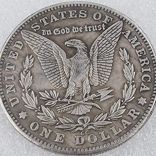 Moeda de dinossauro, dólares de Morgan, moeda de crânio de prata e águia americana, moedas comemorat