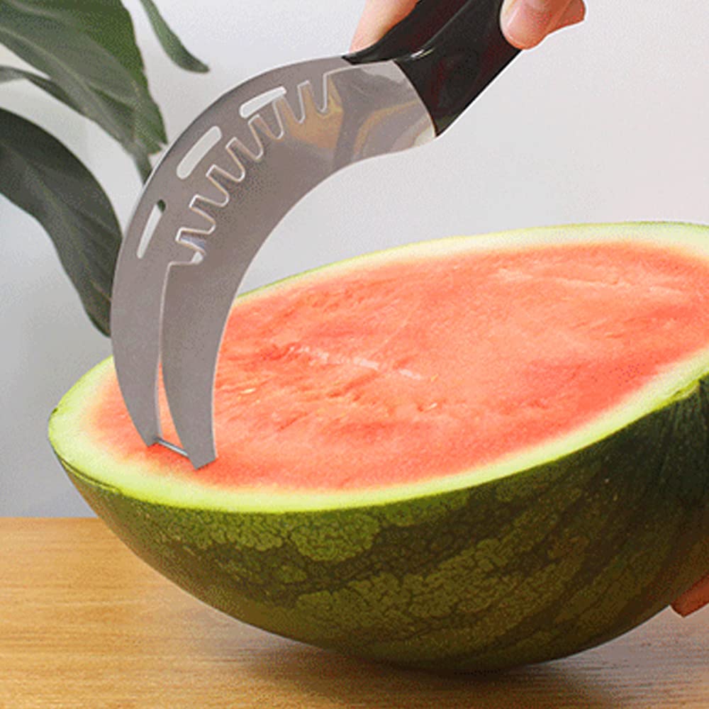Cortador de Sandía Cortador de Frutas de Acero Inoxidable Multifuncional Gadgets de Cocina