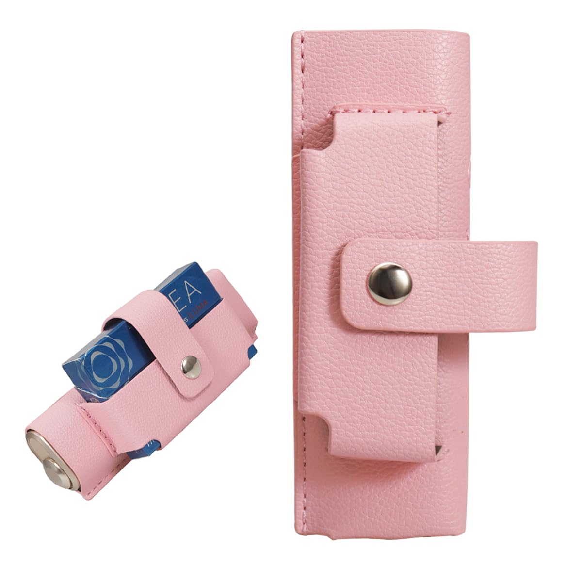 Custodia Case Organizzatore tutto in uno per iqos iluma one/ILUMA i one e portasigarette (Rosa)