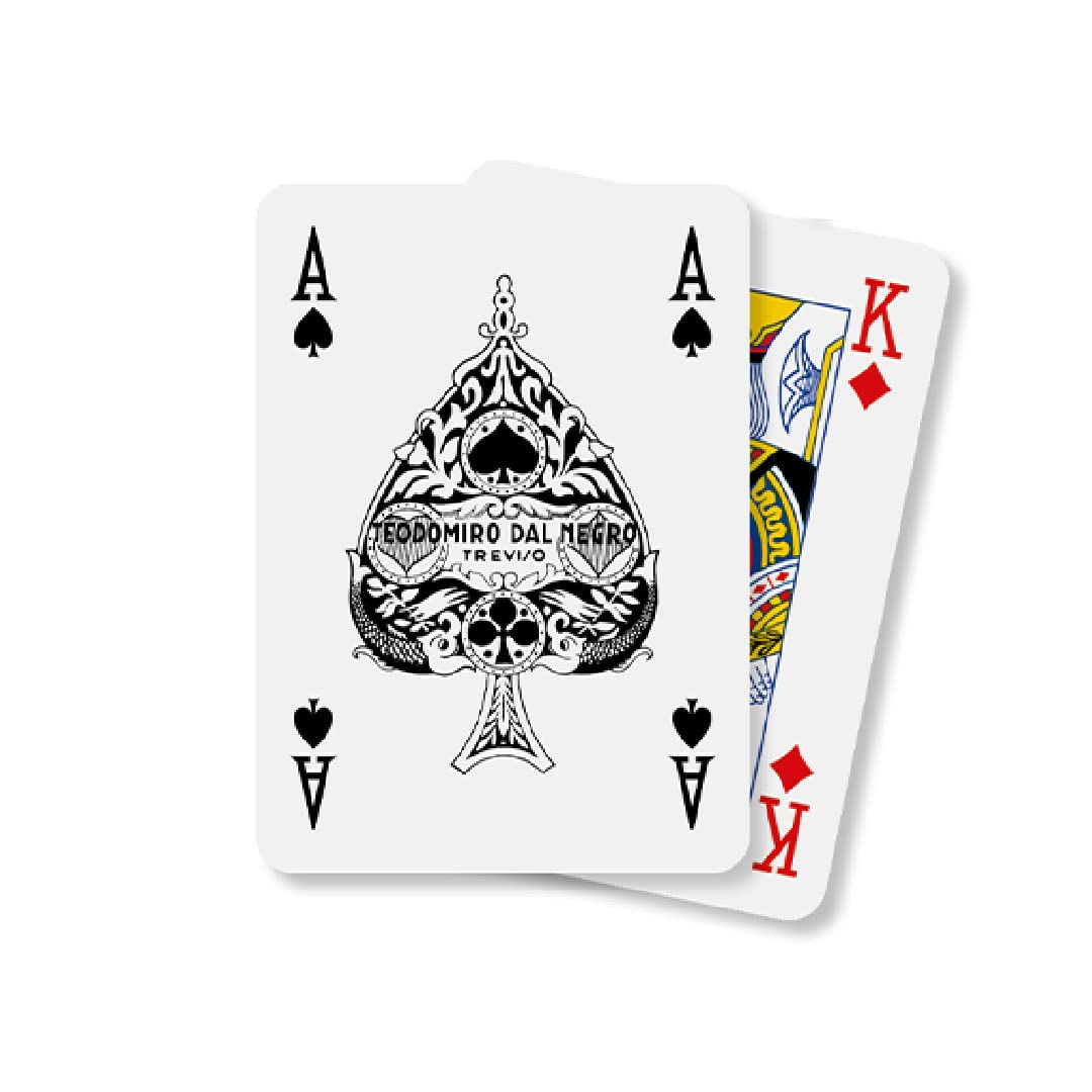 ポーカー　トランプ　ダルネグロ Amazon.com: Dal Negro 24102 - Poker Torcello Single Case Blue