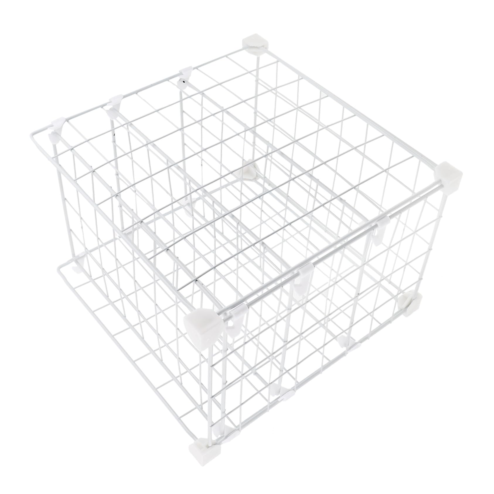 MAGICLULU Organizer per Frigo a Griglia in Ferro Ripiani Regolabili