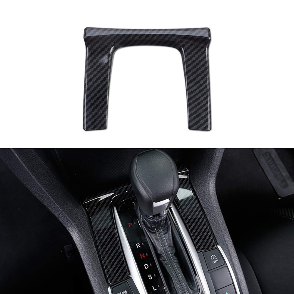 Buy Kadore Carbon Fiber Center Console Shift Gear Panel Frame Cover