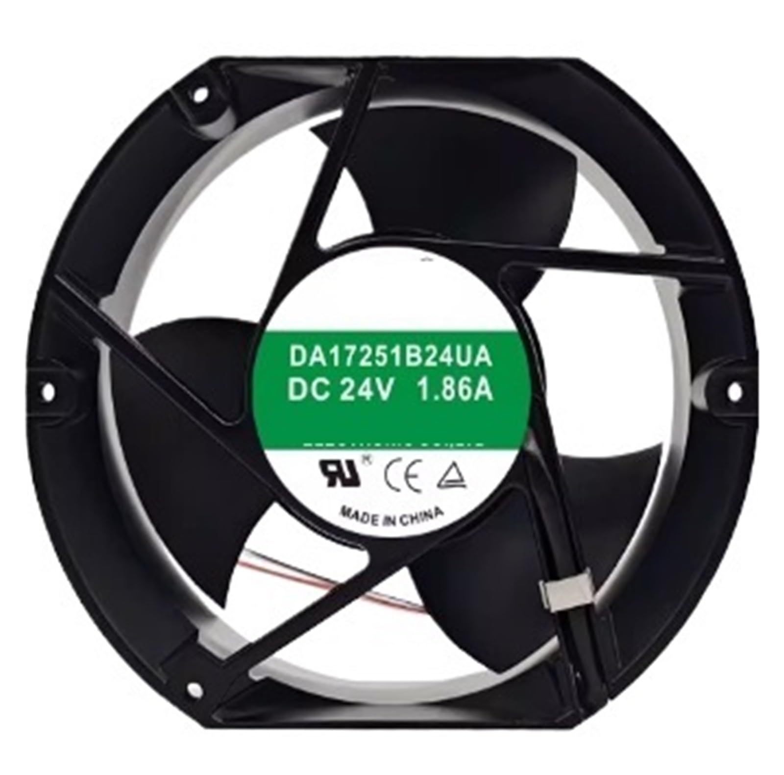 Lzikkgki One Color Da17251b24ua Dc 24V 2.00A 172X172x51mm 2-Wire Cooling Fan