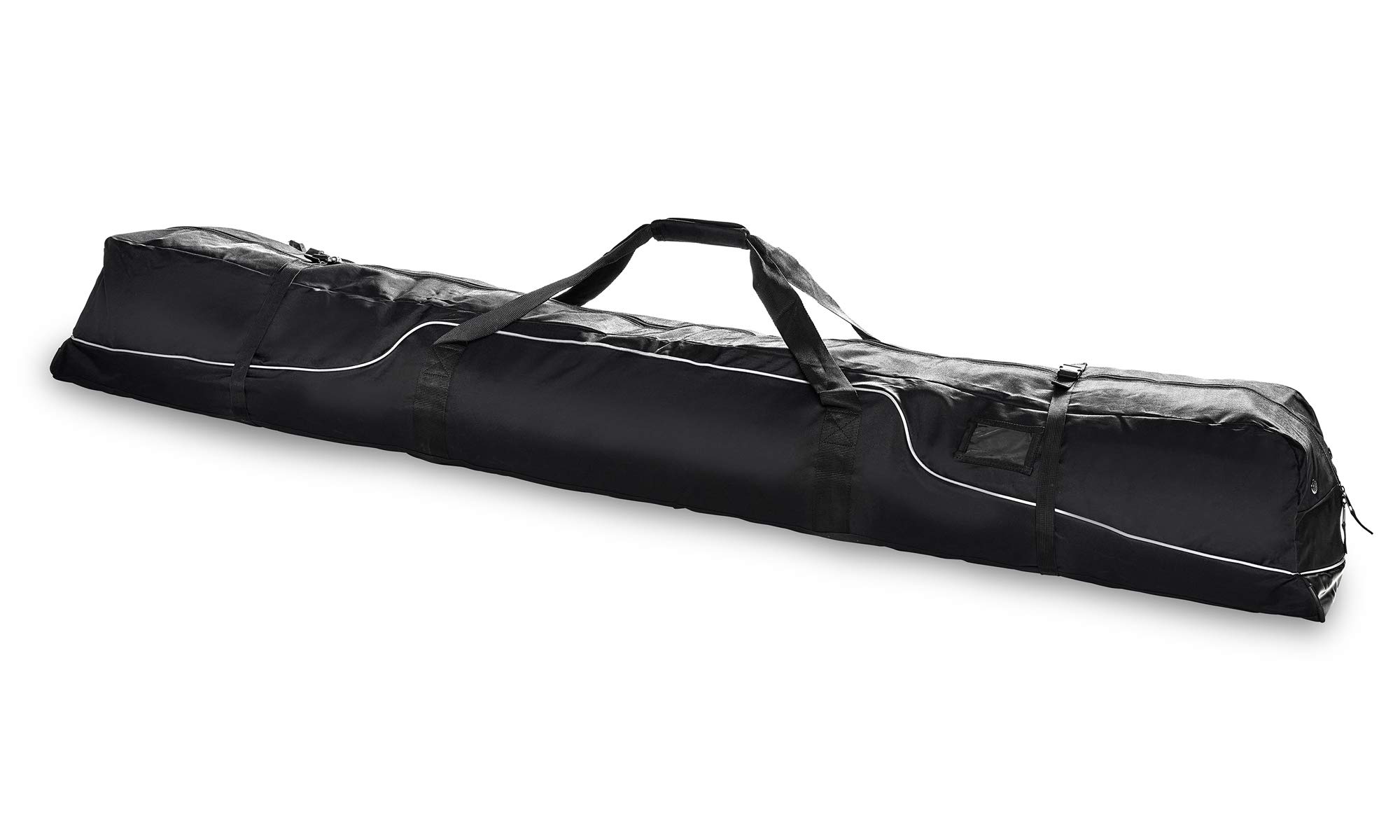 Black Crevice Borsa da sci per 3 paia di sci alpini, Tasca per Sci. Unisex Adulto