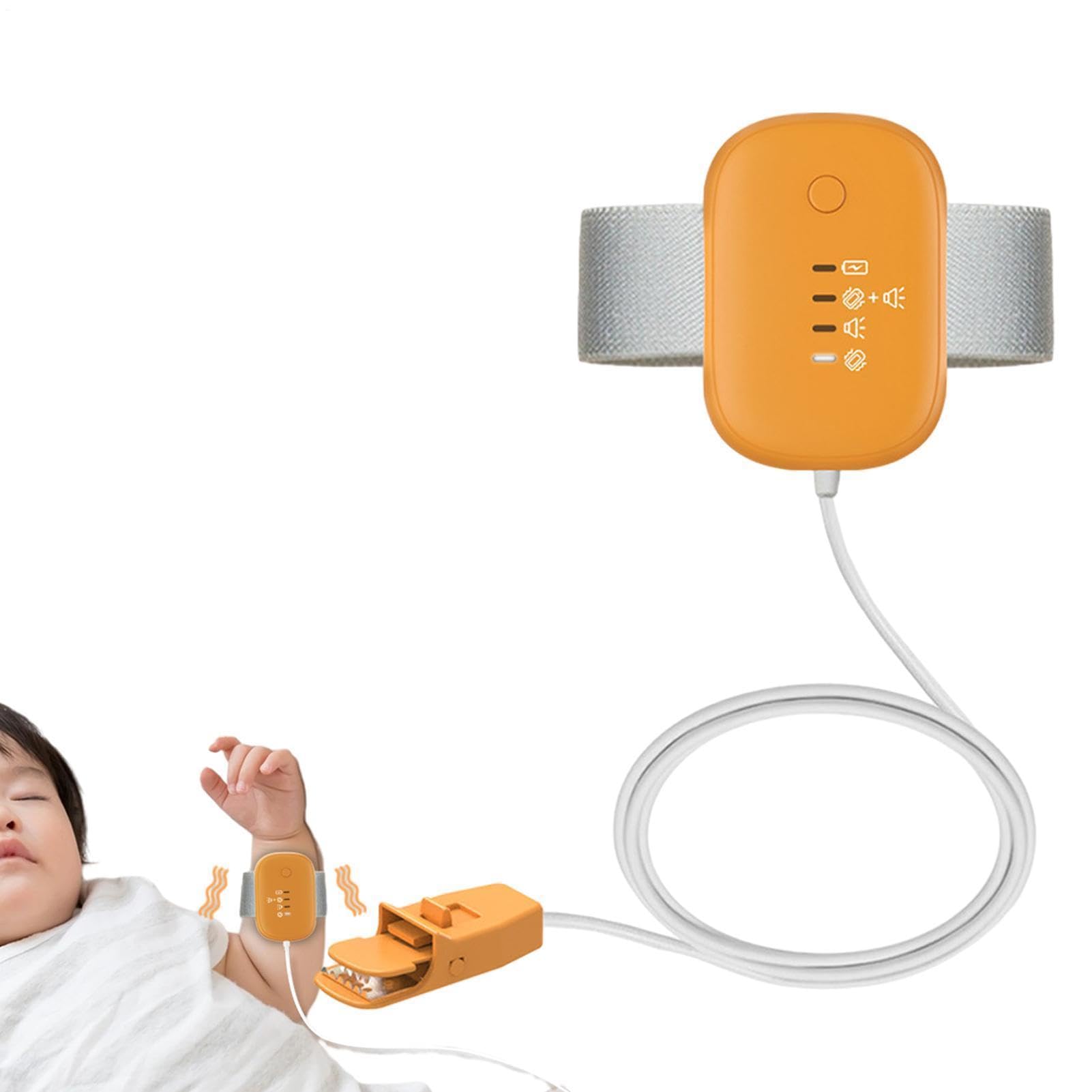 Bedwetting Alarm - Pee Alarm With Sound And Vibration | USB Rechargeable Urination Alarms For Boys Girls And Elderly | High Sensitivity Bed Wetting Reminder With 3 Alert Modes