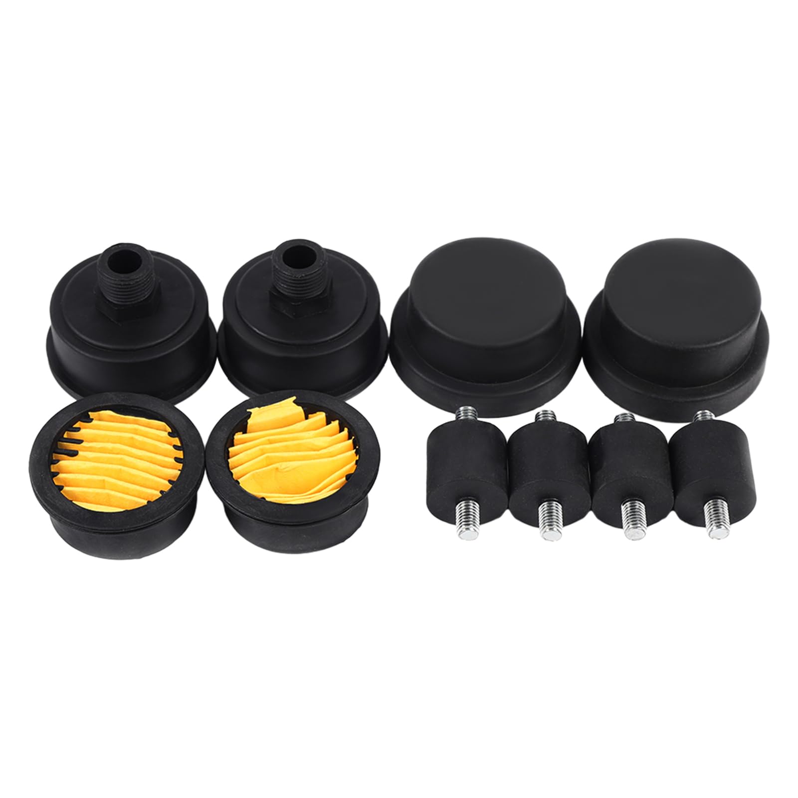 Oil-Free Vacuum Pump, 1100W 200L/Min 7CFM Diaphragm Electric Compressor Head Small Air Silent Count Motor for Blister Molding, Hydraulic Press, Food Processing, Packaging