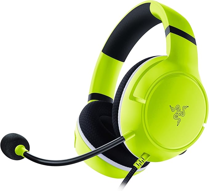Razer Kaira X - Auriculares de Juego con Cable para Xbox Series X|S + PC + Mac + Switch + Mobile (Controladores de 50 mm, micrófono cardioide, Windows Sonic) Lima