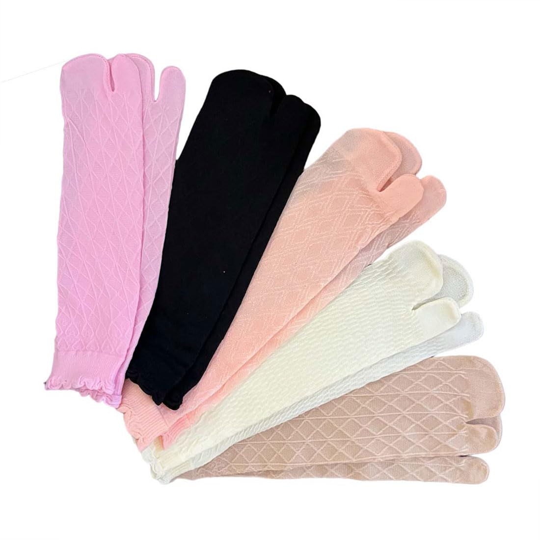 Socks For Women & Girls Ankle Length Multicolor Stocking Socks For Summer’s with thumb | Multicolor Thumb socks for women and Girls Pack of 5-image-43