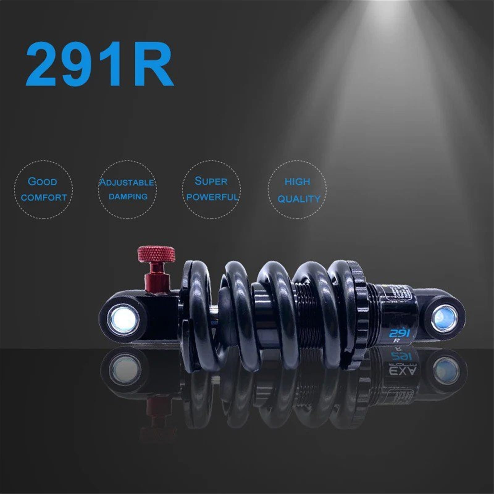 suspensión neumática trasera amortiguadores Amortiguador Bicicleta 125 150Mm Ajustable Amortiguadores Traseros Descenso DH CX MTB Scooter Eléctrico Motocicletas Exa Forma KS 291 R(165mm-24-24-850lbs)