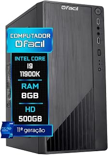 Computador Blue PC Intel Core i9 11900K (11ª Geração) 8GB DDR4 3000MHz HD 500GB