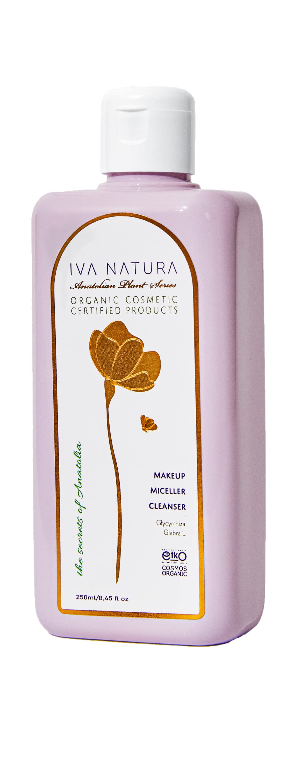 İva Natura Organik Makyaj Temizleme Suyu Prebiyotik Destekli – Nazik Temizleme & Denge Bakımı – 250 ml