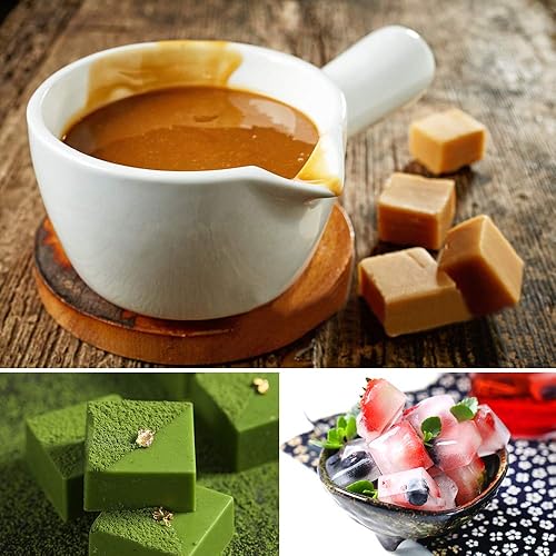 Miniatura 4 de SENHAI 2 paquetes de moldes cuadrados de silicona, 126 cavidades flexibles y antiadherentes para cubitos de hielo, moldes de gelatina de chocolate