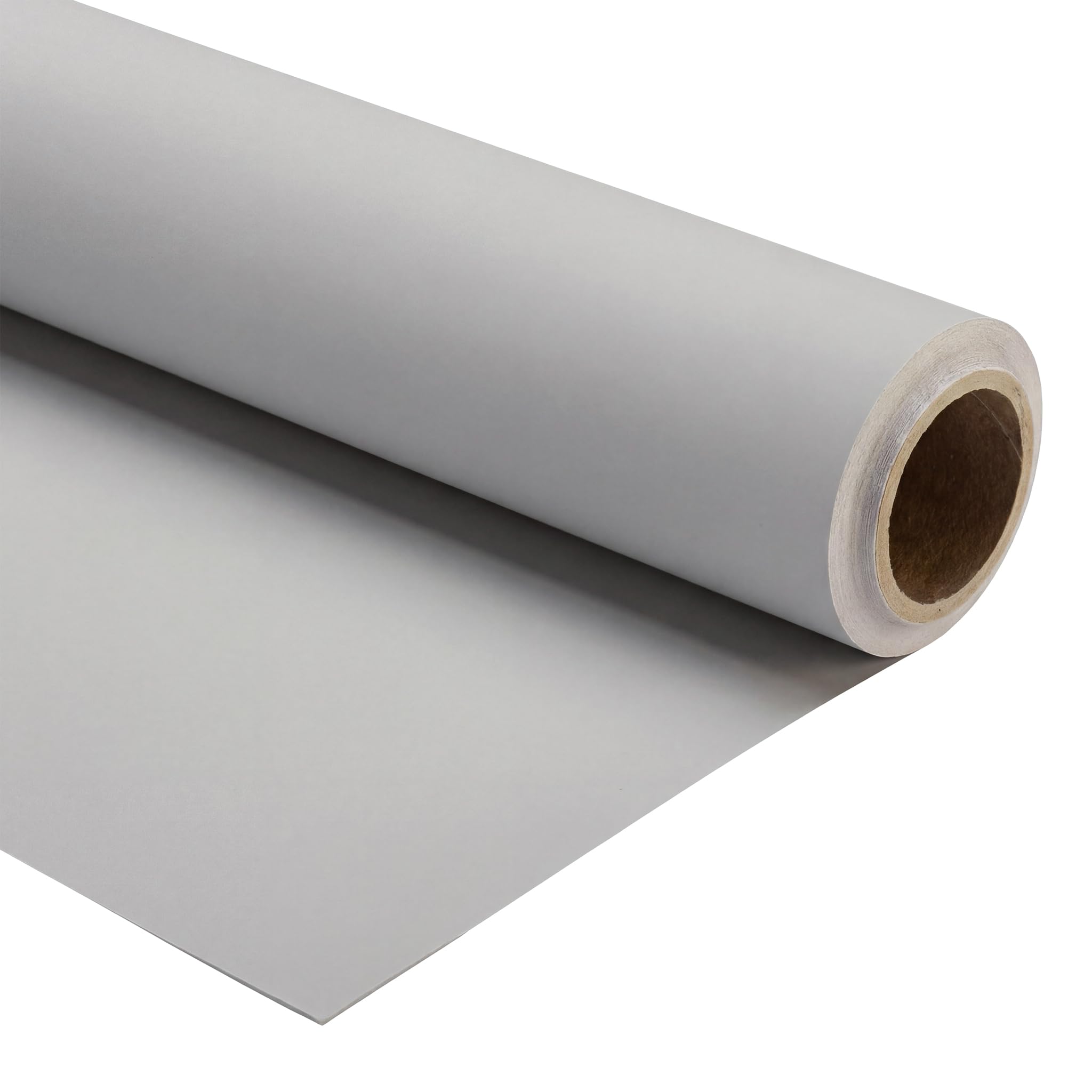 Walimex pro Hintergrundkarton 2,60 x 10 m light grey, robuster Fotohintergrund aus Karton, Fotoleinwand als Backdrop für Fotostudio, reflexfrei, strapazierfähig, ideal für Produktfotografie
