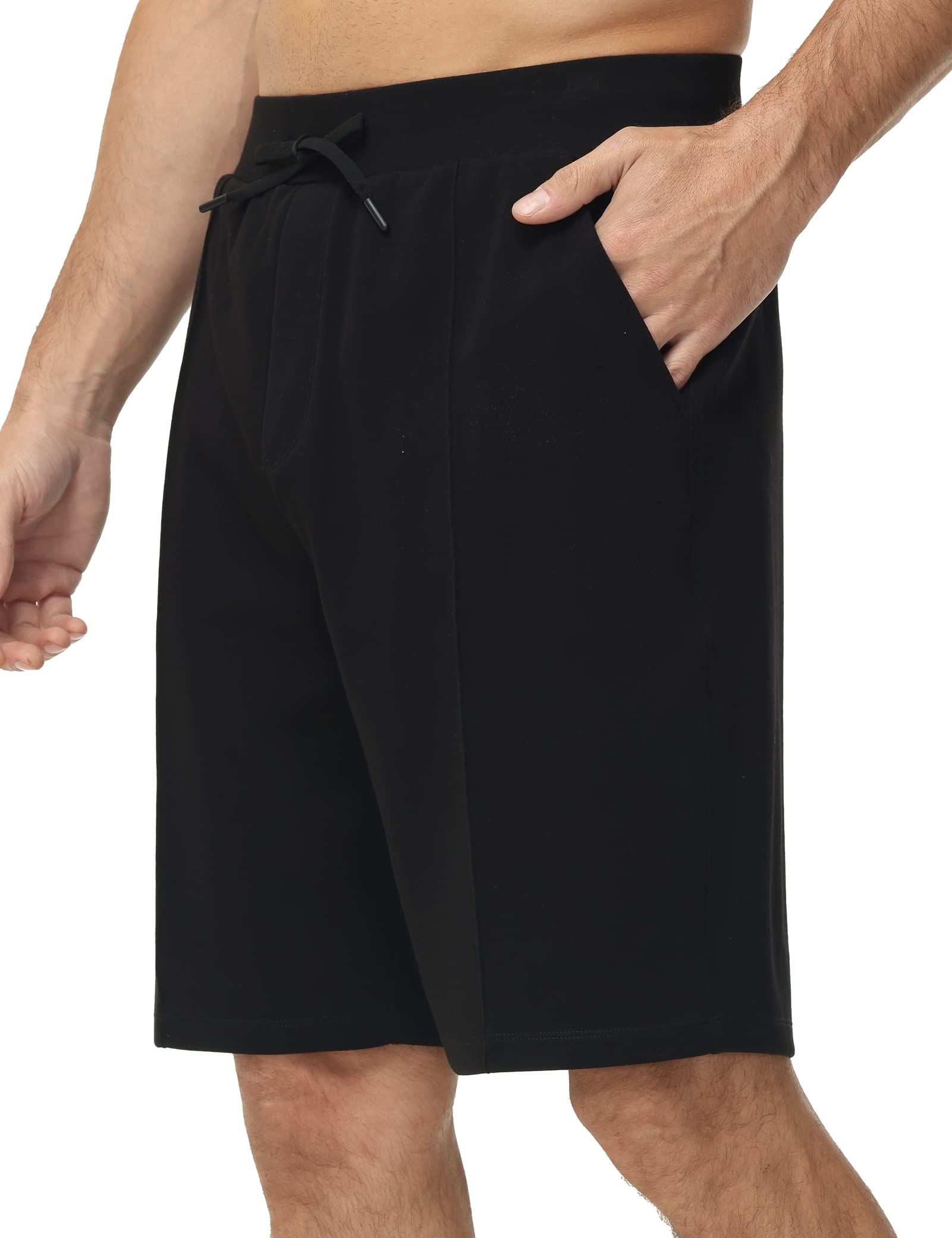 THE GYM PEOPLEMen's Workout Shorts Drawstring Athletic Loose Fit Lounge Sweat Shorts with Pockets