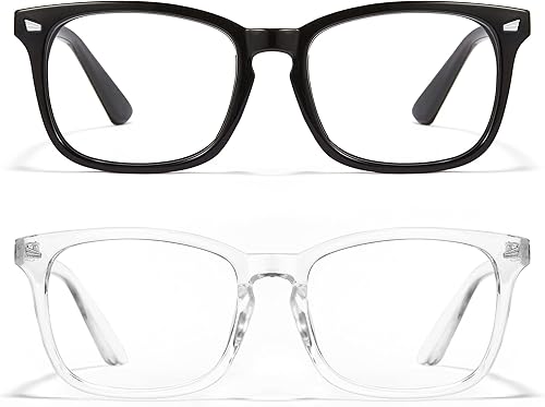 Vista 37 de Cyxus Lentes de luz azul para hombres y mujeres que reducen la fatiga ocular con bloqueo UV para pantalla de computadora 8082