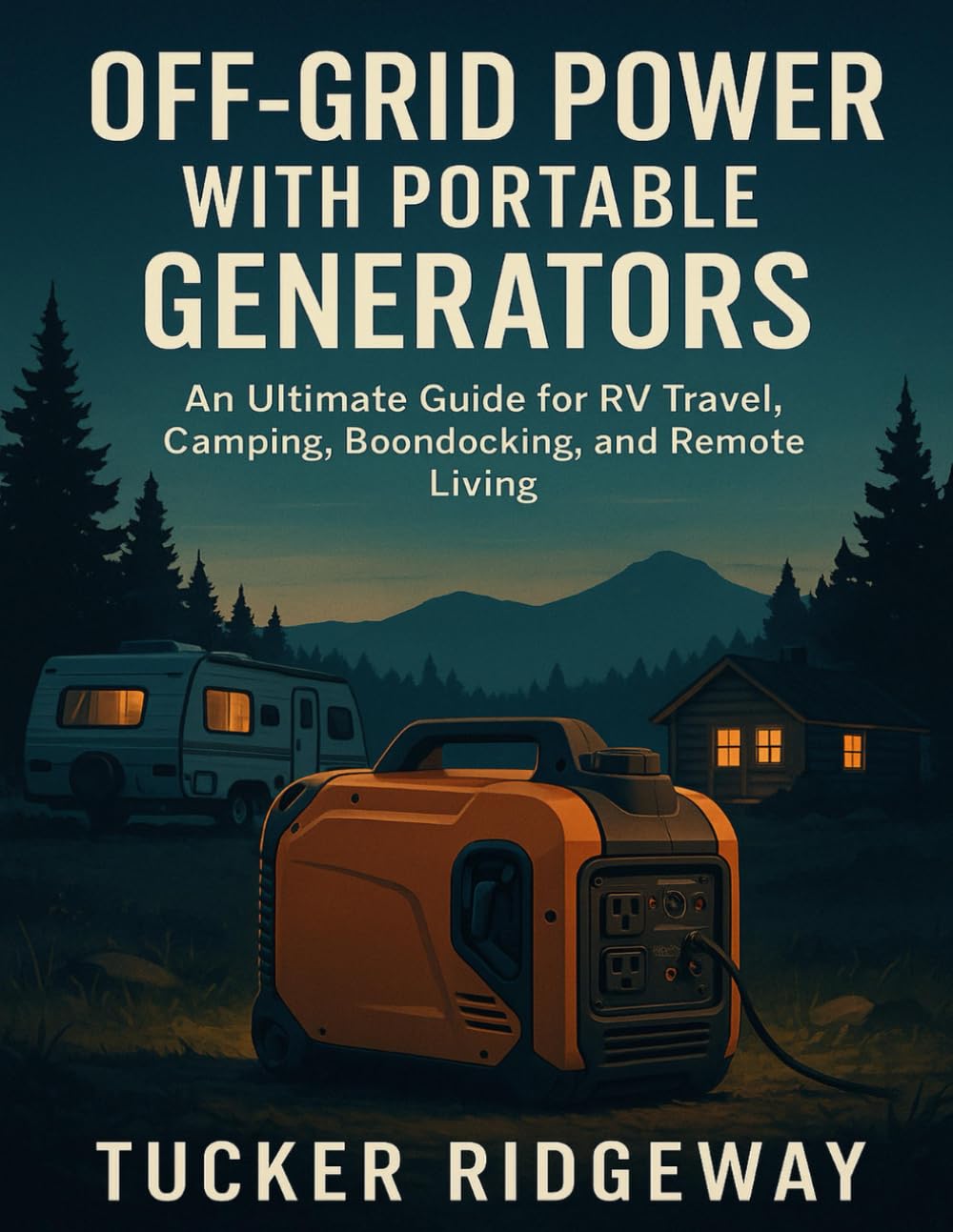 OFF-GRID POWER WITH PORTABLE GENERATORS: An Ultimate Guide for RV Travel, Camping, Boondocking, and Remote Living