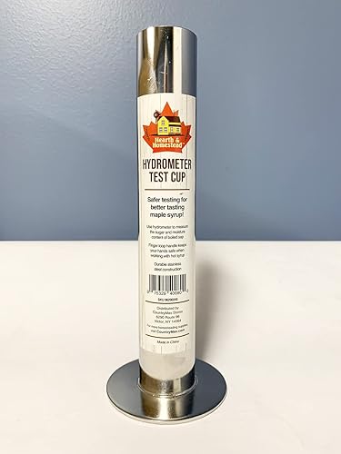 CountryMax Taza de prueba del hidrómetro de la savia para medir el contenido de azúcar y humedad, fabricación del jarabe de arce