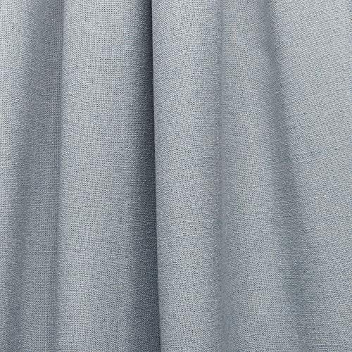 Nicole Miller New York Peterson Cotton Blend Tuxedo Tab Top Light Filtering Curtain Panels, 54"X 108", Slate Blue, Set Of 2 #TOP1