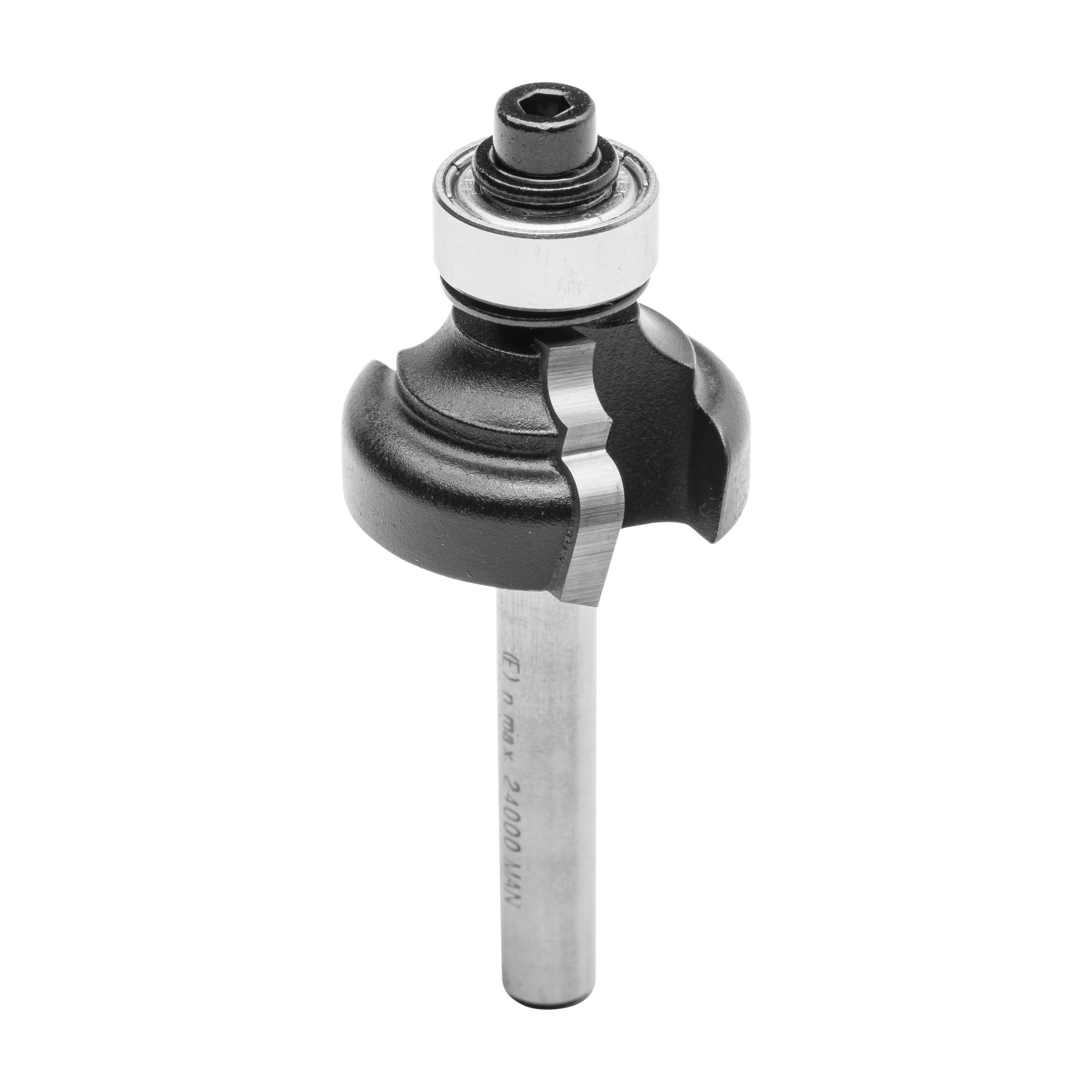 ENT 15080 Frez wieloprofilowy Classic w wegliku, trzpien (S) 6 mm, srednica (D) 25,4 mm, NL 12,7 mm, R 3,2 mm, SL 32 mm, z lozyskiem kulkowym