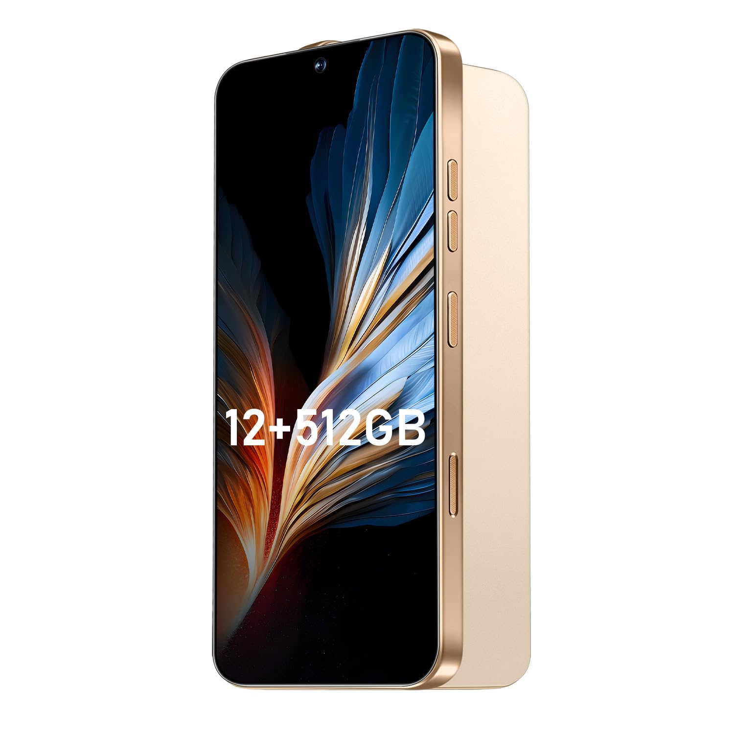 I25 Ultra 8GB RAM+256GB Face Unlock + Stylus | Android 14 System (Gold)