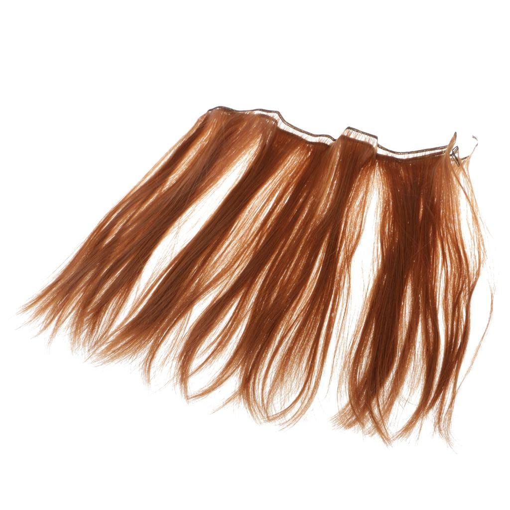 25cm Fashion Doll Long Straight Hair Wig DIY Making Accessory Caramel Colour| Doll Making & Repair |Dolls & Bears-image-14