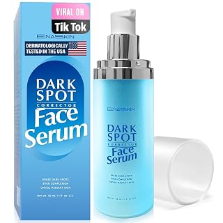 EnaSkin Dark Spot Remover for Face: Hyperpigmentation Body Treatment for Freckles Melasma Age Spot Sun Spot - Dark Spots Corrector Serum for Women and Men (1.0 Fl Oz) - Amazon product rated Grade B