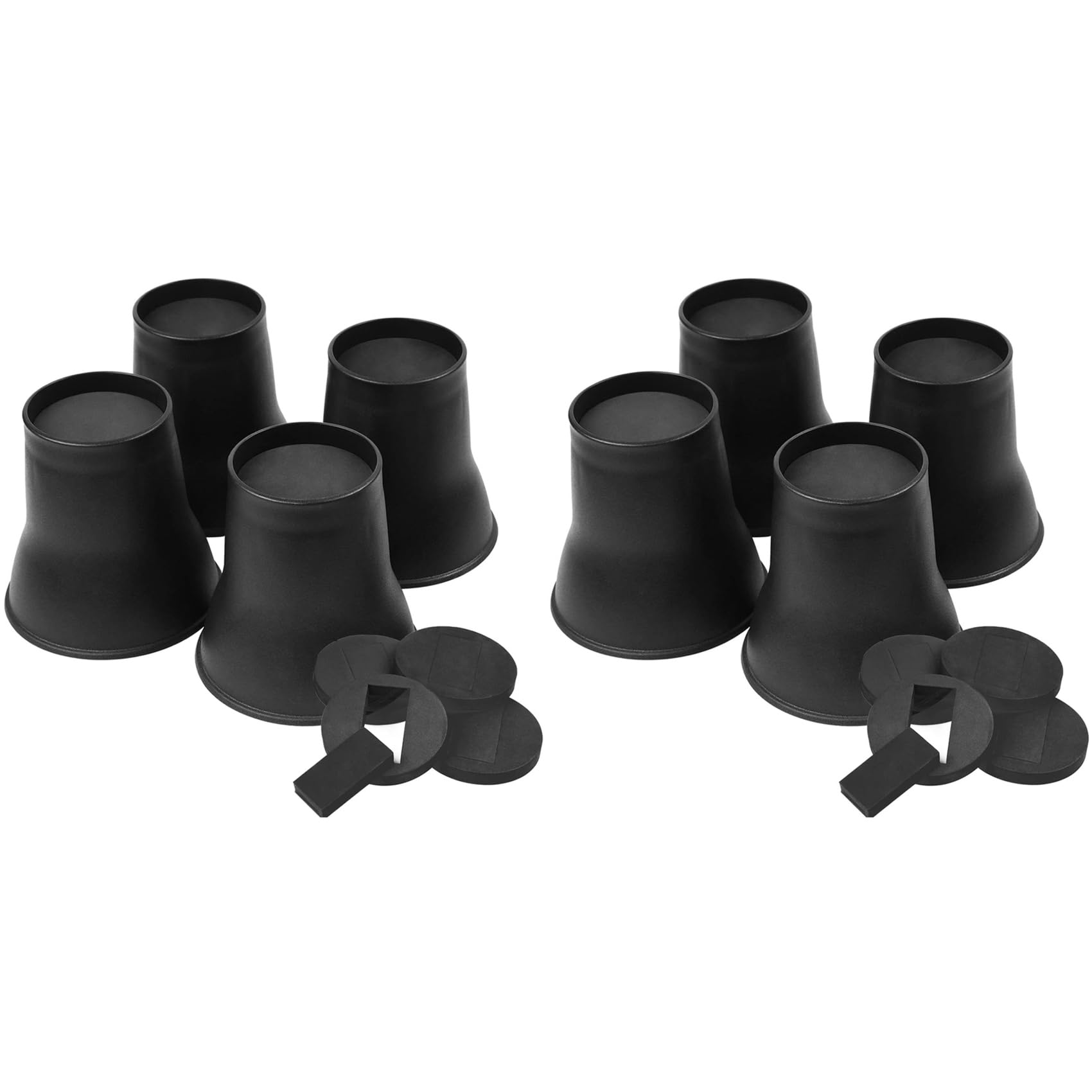 Hndhbfgrt 8PCS Bed Risers 6 Inch Heavy Duty Round Furniture Risers for Bed Desk Table Sofa Couch Bed Lifts Risers