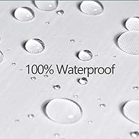 Vista 4 de Accesorios impermeables para baño de Halloween con 12 ganchos para adolescentes, murciélagos voladores de bosque, cortinas de ducha de tela