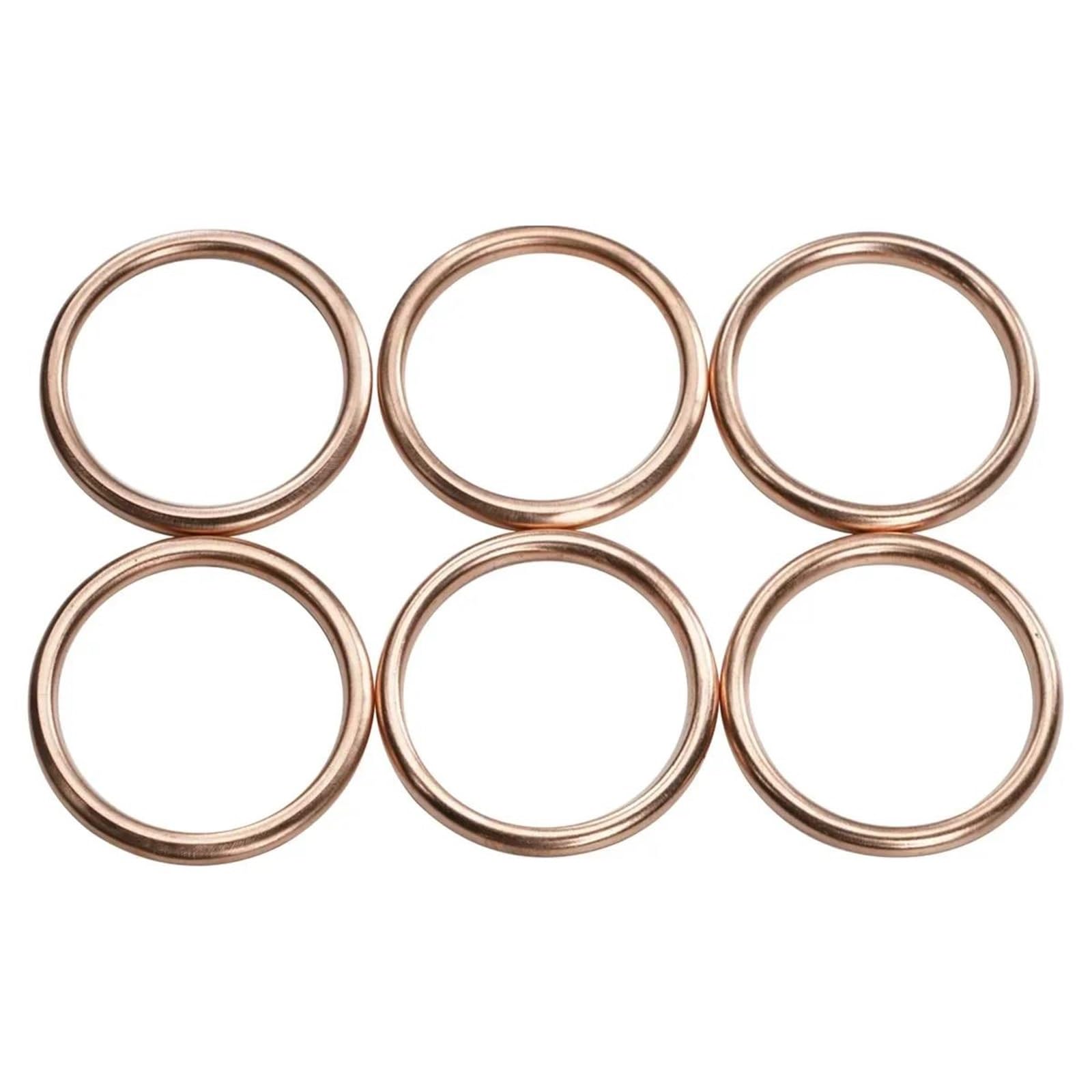 Joint de tuyau d'échappement moto 43x35x4mm pour GL1800 Gold Wing et CBR1000RR 6 pièces