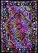 Jaipur Handloom Twin Blue Tie Dye Purple Burning Sun Tapestry, Celestial Sun Moon Planet Bohemian Tapestry Tapestry Tapestry Wall Hanging Boho Tapestry Hippie Hippy Tapestry Beach Coverlet Curtain