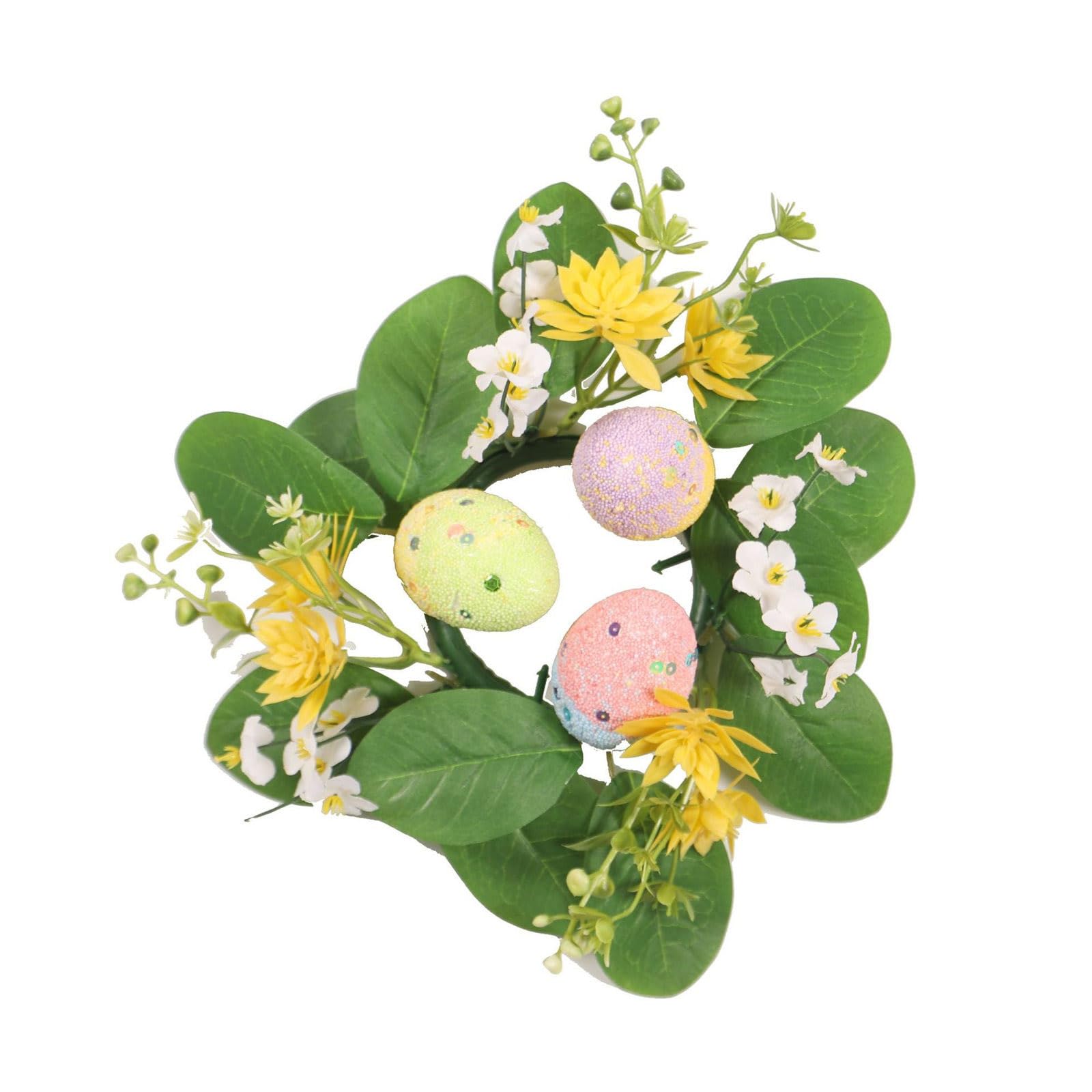 WLNEXT Simulated Floral Garlands Quick Assembly Easter Decoration for Party Party Table Decoration