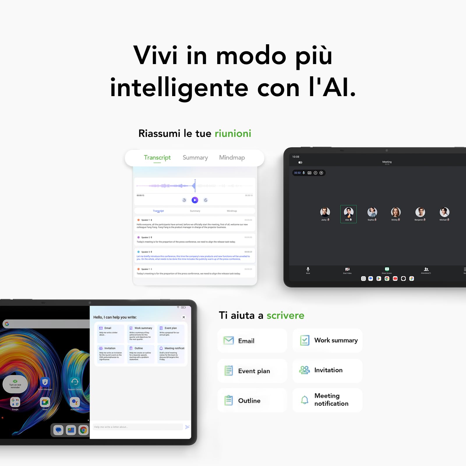 TCL NXTPAPER 11 Plus Tablet, Display NXTPAPER 4.0 da 11,5" 2.2K, AI Integrata, 256GB ROM, Espansione RAM 8GB + 8GB, Batteria da 8000mAh, Ricarica Rapida, Android 15, Grigio Scuro