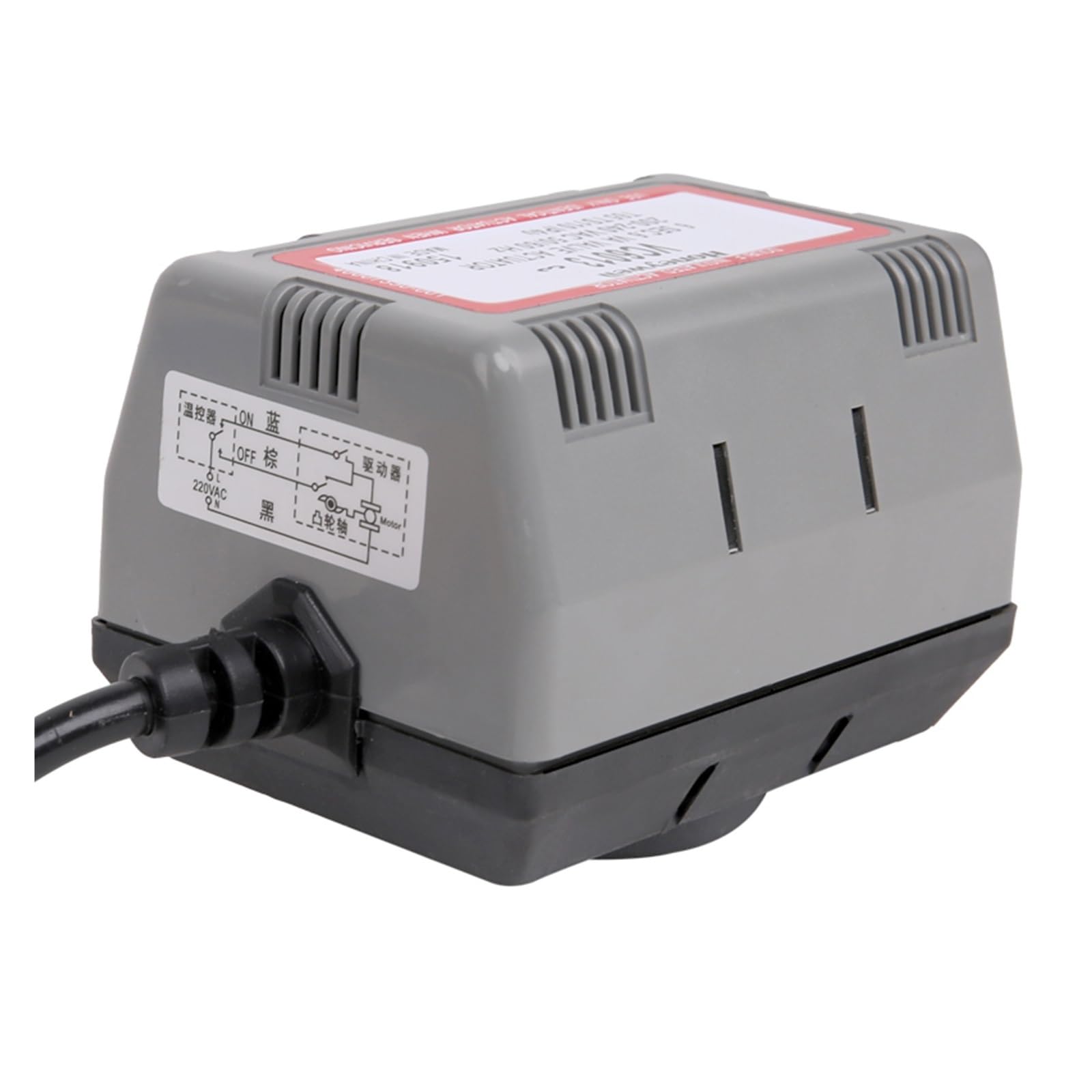Válvula de Cierre motorizada de Tres vías de latón de 1/2'', 3/4'' y 1'', CA 220 V, con válvula de Globo eléctrica con Fan Coil VC6013, CA 220 V(0.5 Inch)