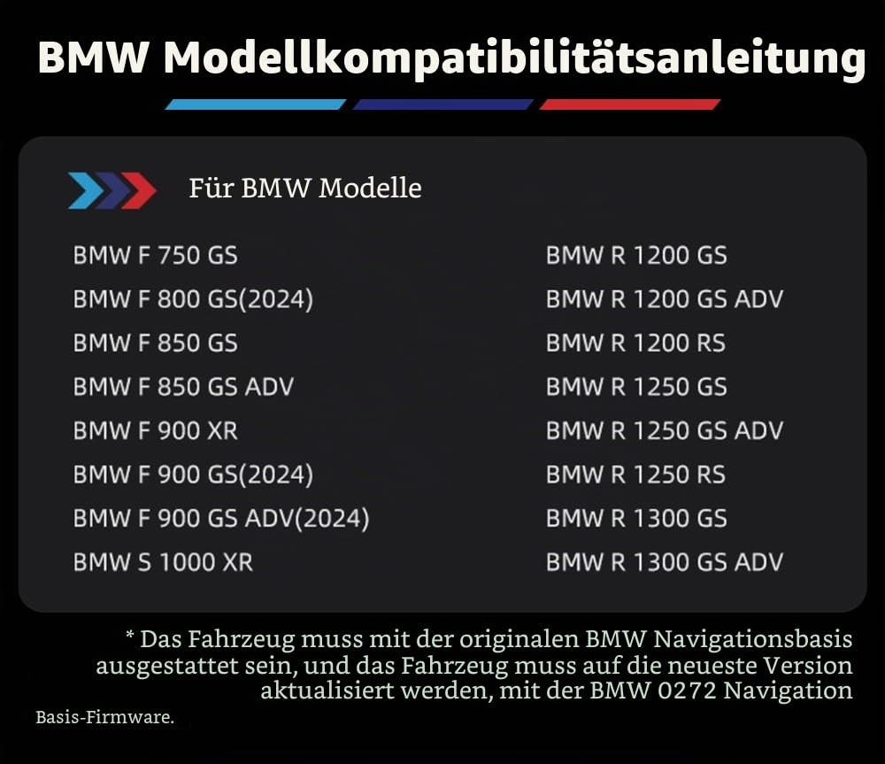 6,2" Motorrad Display f. BMW GS/XR, CarPlay, Wonder Wheel & Daten | Für BMW GS & XR: 6,2" Display mit Wonder Wheel Steuerung, Fahrzeugdaten-Auslesung, kabellosem CarPlay & Android Auto.