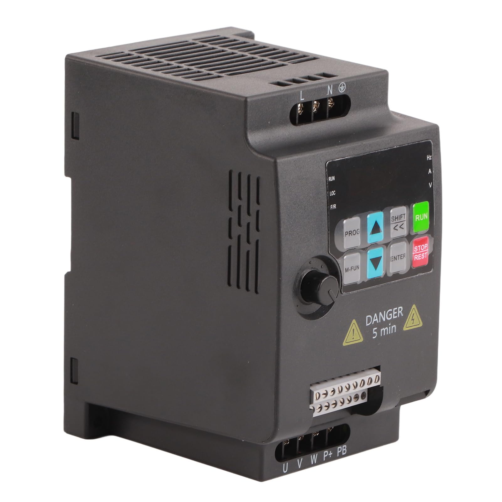 Convertitore di Frequenza SKI780 0,75kW 220V 380V, Inverter Universale per Motore Elettrico con Regolazione Velocità, VFD Mini per Pompe e Compressori, 110x85x142mm