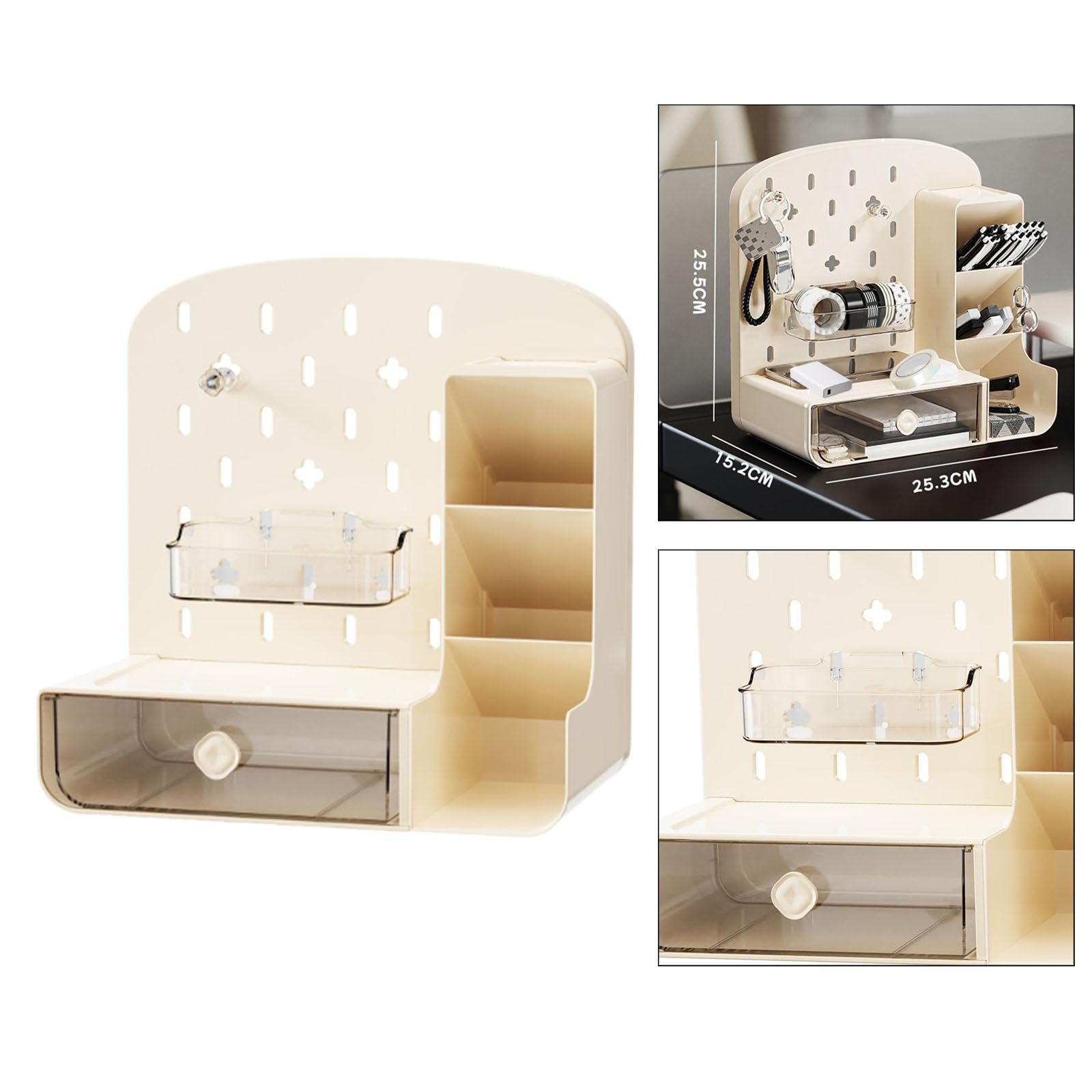 BNF®Desk Peg Board Organizer with Accessories for Gaming Room Nursery Countertop Beige|Home & Garden|Household Supplies & Cleaning|Home Organization|Storage Boxes 2