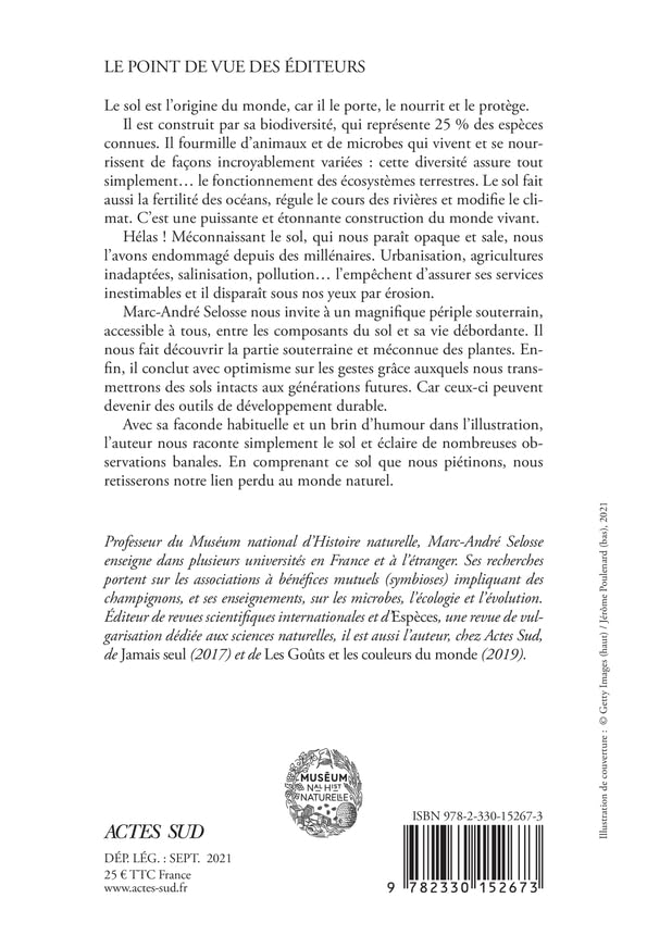 L'origine du monde: Une histoire naturelle du sol à l'intention de ceux qui le piétinent