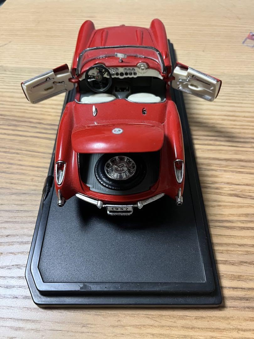 コルベット 赤 オープンカー ミニカー Amazon.co.jp: 赤 134 1957 シボレー コルベット ミニカー 車