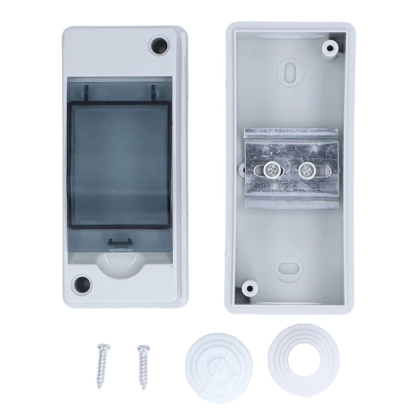 Scatola Elettrica Impermeabile IP66 A 2 Vie – Coperchio Trasparente, 125x55x90 Mm, Per Interruttori E Giunzioni