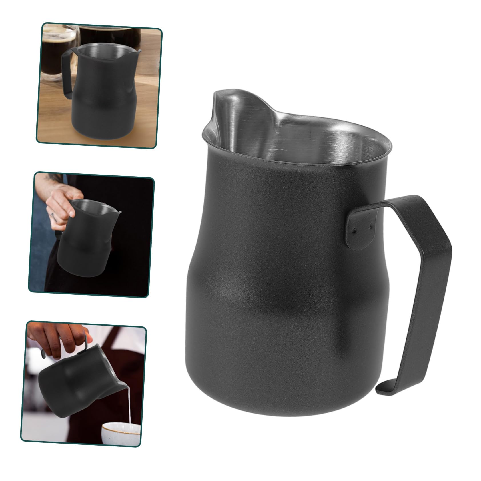 Jarra De Leche Acero Inoxidable Espumador De Leche Taza De Espuma Inoxidable