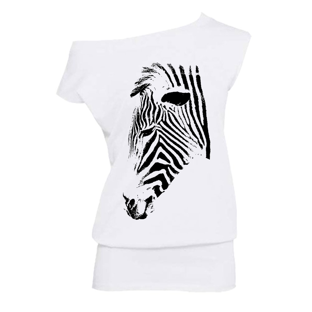 MAKAYAWomen's Tunic Zebra Print