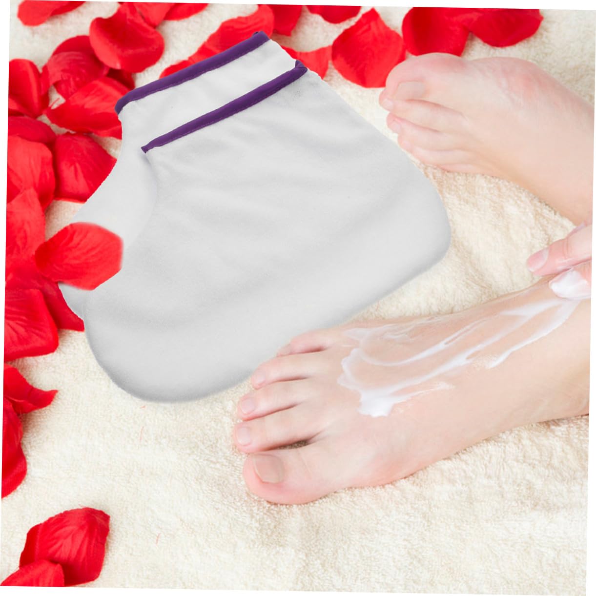 Hemobllo 1 Par de Bolsas de Tratamiento con Cera para Pies y Manos, Cubierta de Calentamiento Terapéutico de Poliéster, Cómoda y que Potencia la Retención de Calor para Cuidado en Casa