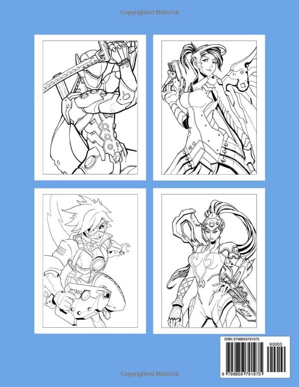 Coloring Book: Coloring Book With 50+ High Quality and Unique Illustration. Great Gifts For Boys, Girls and Adults image 3